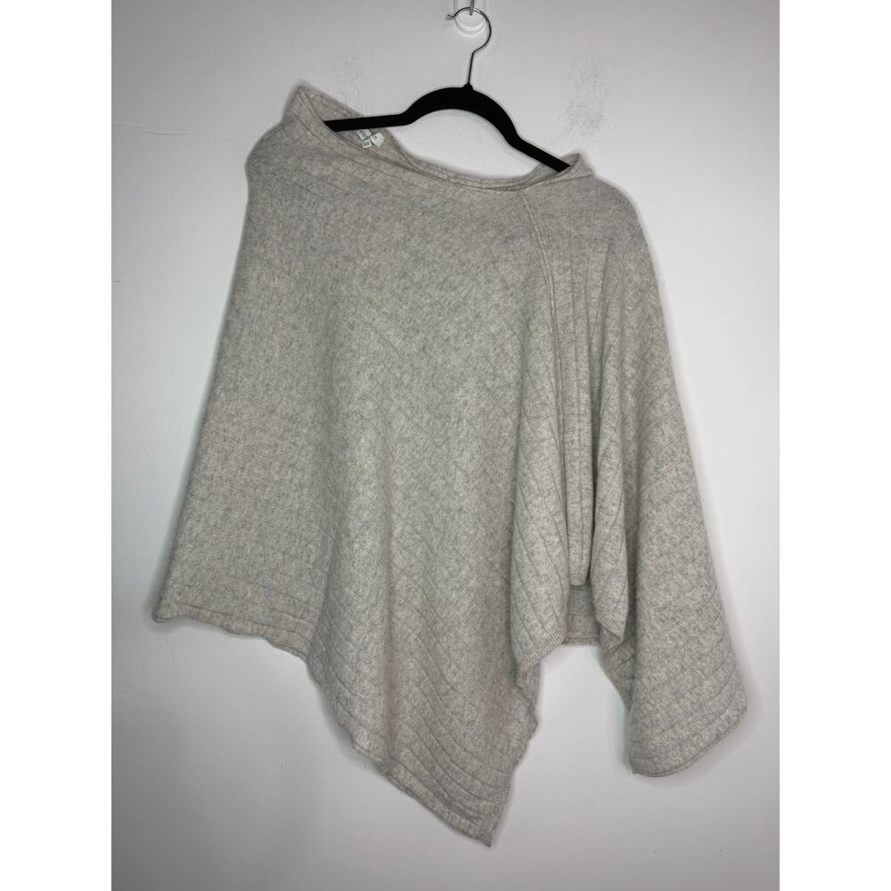 Sundance 100% Cashmere Poncho in Grey One Size